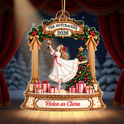 The Nutcracker Design For Girls, Boys - Personalized Acrylic Ornament - Christmas Gift For Kids, Grandkids