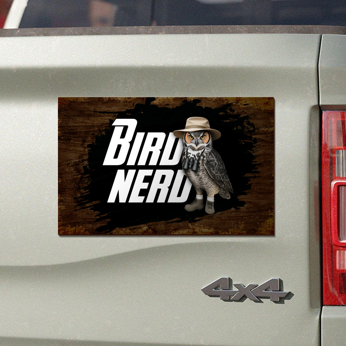 Bird Nerd Funny Gift for Bird Watcher Twitcher Bird Lover Personalized Car Magnet
