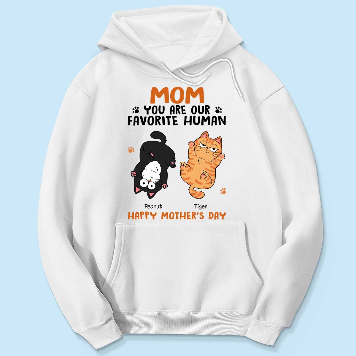 Favorite Human Gift For Cat Mom, Personalized Shirt