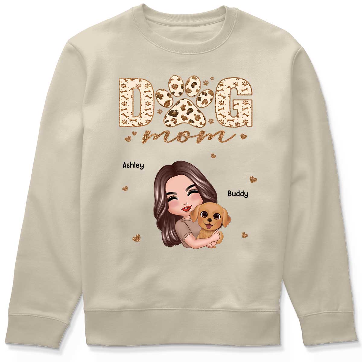Woman Hugging Dog Mother‘s Day Gift For Dog Mom Personalized Shirt