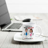 Touch Your Butt All The Time Funny Couple Custom Face Photo Personalized Mug