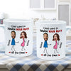 Touch Your Butt All The Time Funny Couple Custom Face Photo Personalized Mug