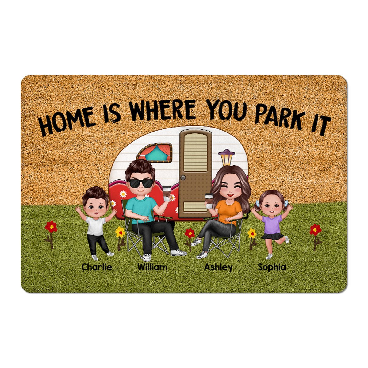 Doormat for Camping Lovers