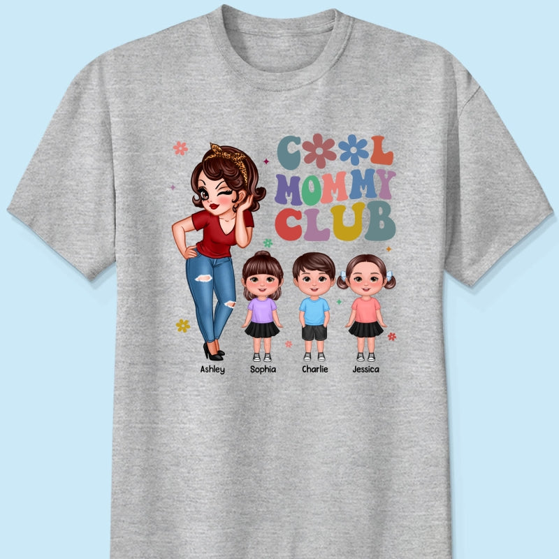 Cool Mom Aunt Club Personalized Shirt