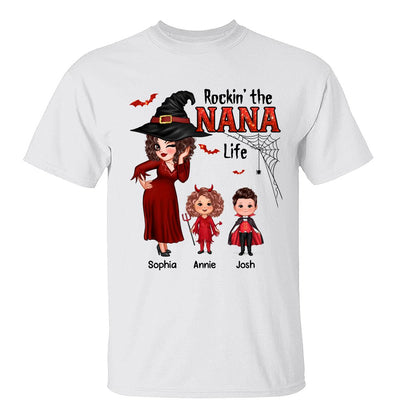 Pretty Grandma Mom Halloween Rockin‘ The Grandma Mom Life Shirt