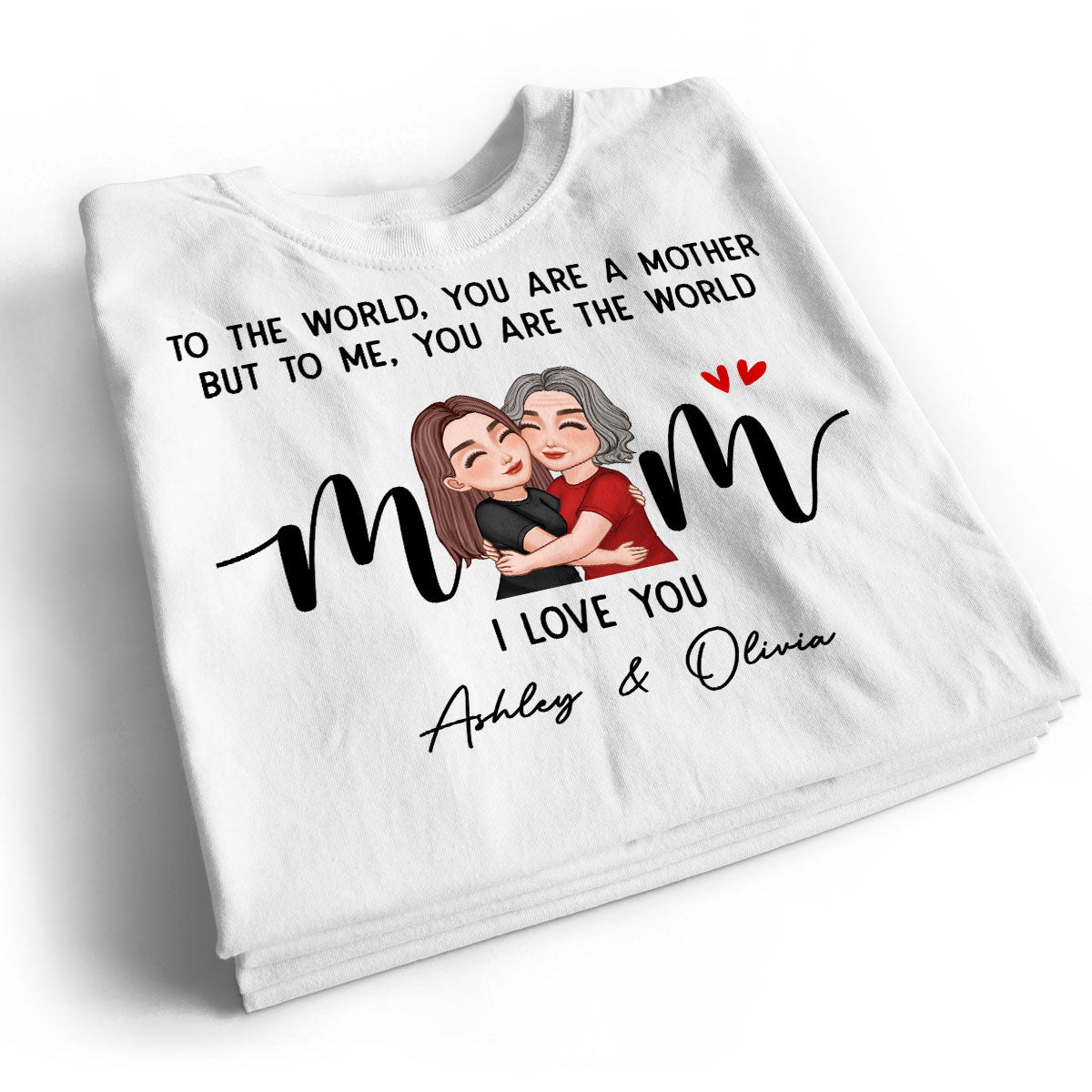 To Me You Are The World Gift For Mom Personalized Shirt