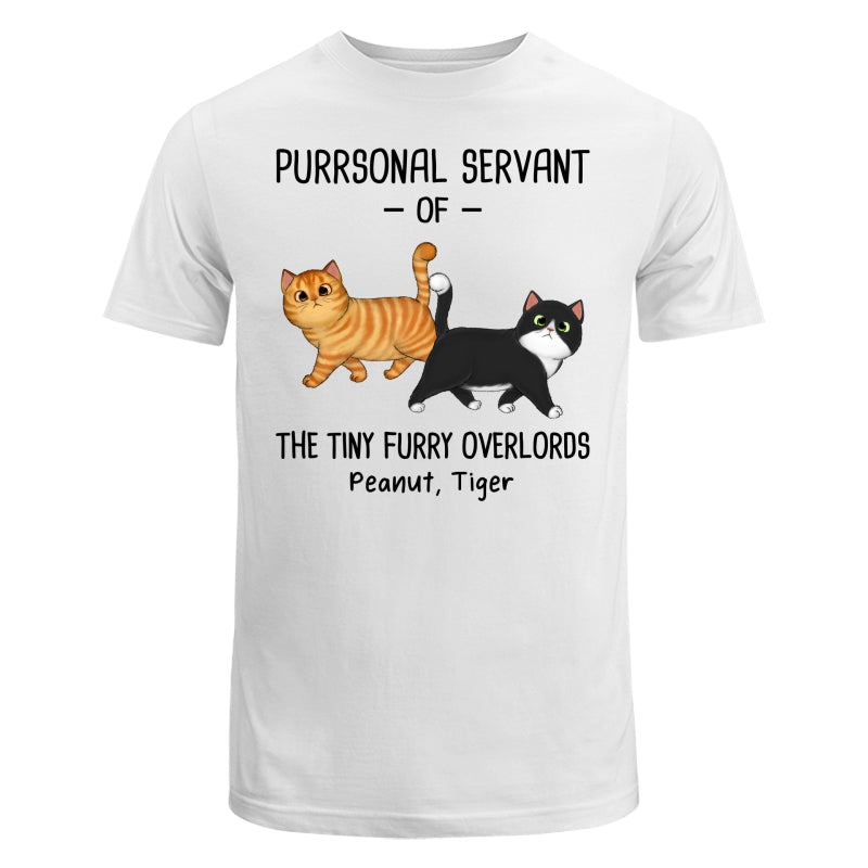 Purrsonal Servant Of Walking Fluffy Cats Personalized Shirt