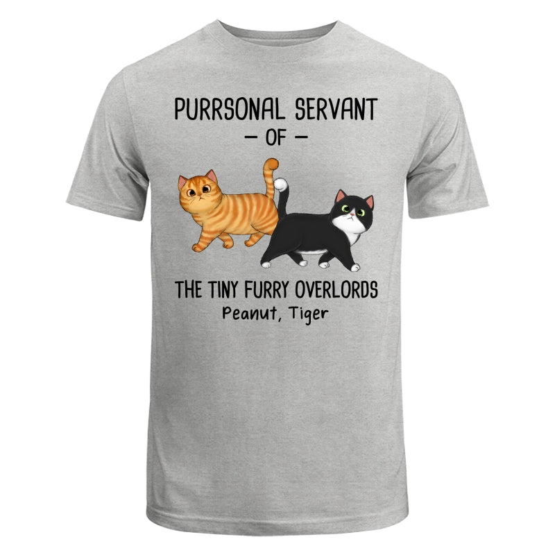 Purrsonal Servant Of Walking Fluffy Cats Personalized Shirt
