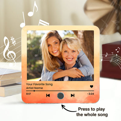 Capturing Mother Daughter Moments Favorite Song Personalized Music Fridge Magnet, Perfect Gift, Music Gift For Mom, Gift From Daughter