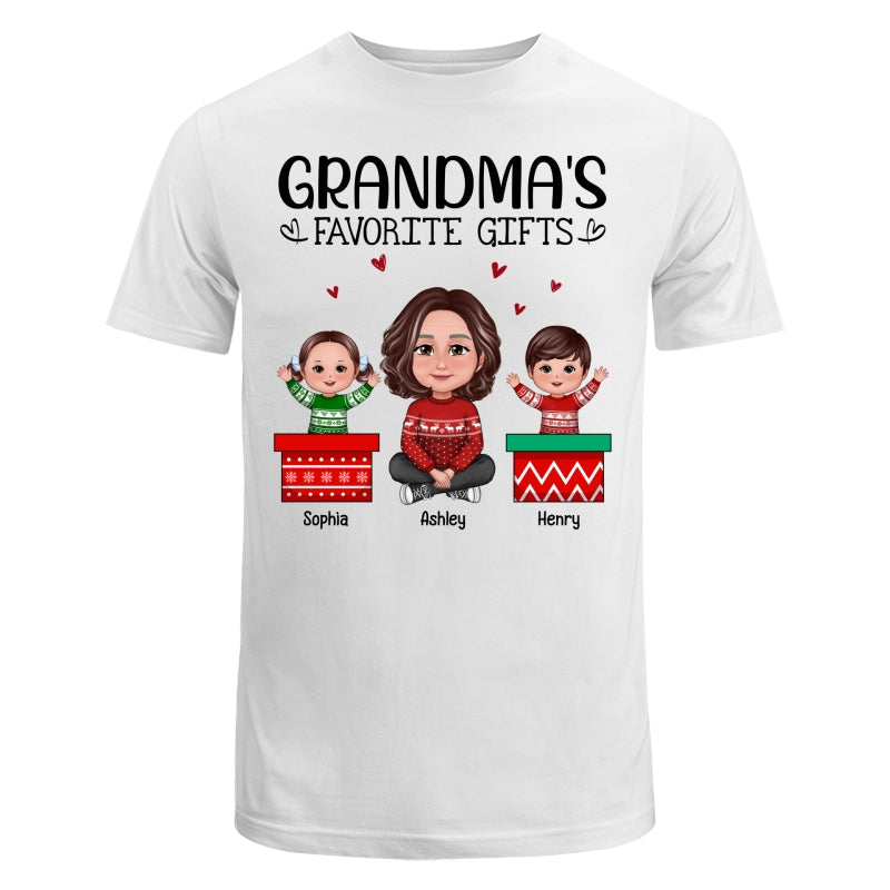 Grandma Favorite Gifts Happy Doll Kids In Personalized Shirt