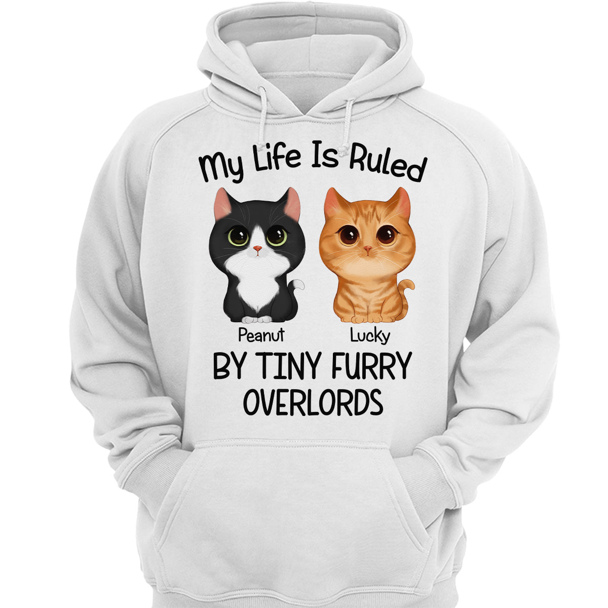 My Life Is Ruled By Watercolor Cute Cats Personalized Shirt