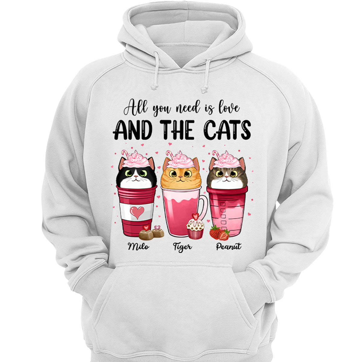 Cats Coffee Cat Mom Personalized Shirt