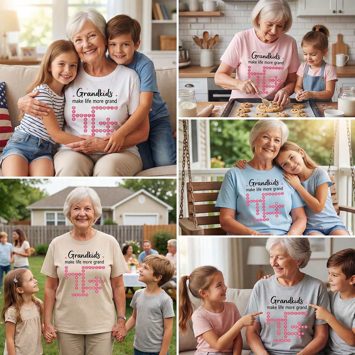 The Greatest Gift You Ever Know Crossword Puzzle Art - Personalized Shirt - Mother's Day Gift For Grandma