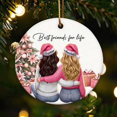 Personalized Best Friends Christmas Ornament – Festive Holiday Keepsake