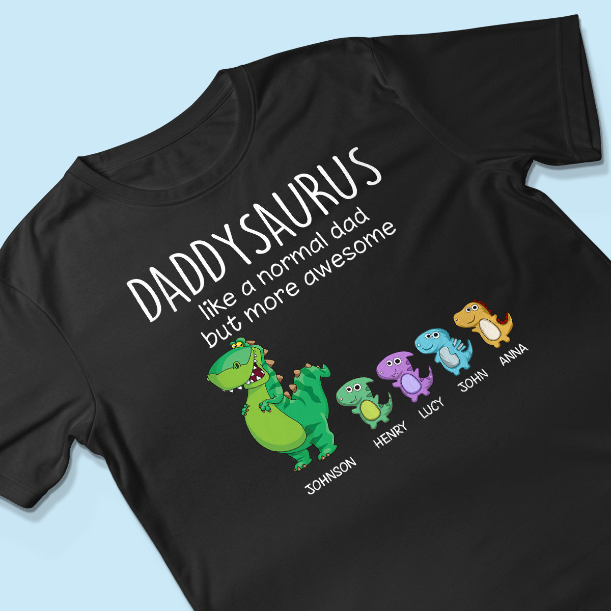 Grandpasaurus And Kids Personalized Shirt
