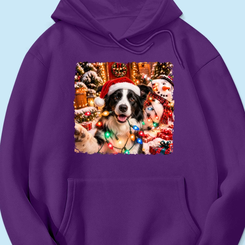 Dog Cat Ruin Christmas Things Upload Pet Photo - Personalized Shirt - Funny Gift For Dog Lovers, Cat Lovers