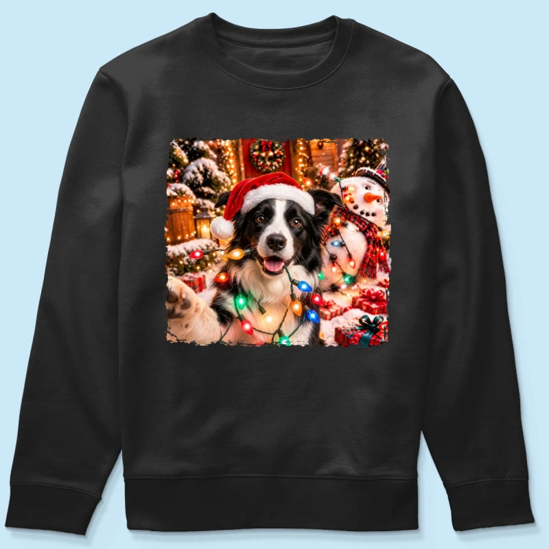 Dog Cat Ruin Christmas Things Upload Pet Photo - Personalized Shirt - Funny Gift For Dog Lovers, Cat Lovers