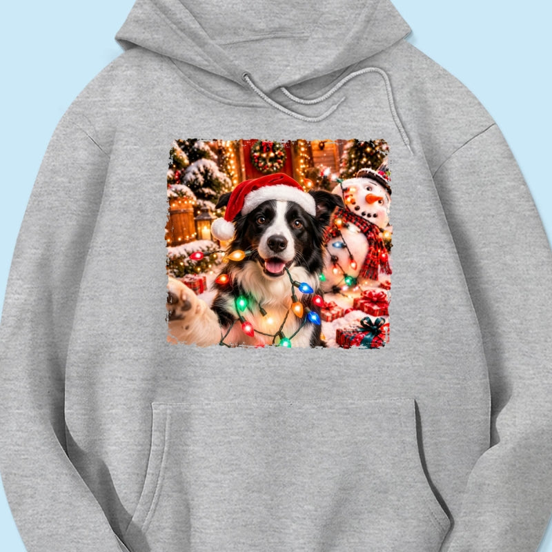 Dog Cat Ruin Christmas Things Upload Pet Photo - Personalized Shirt - Funny Gift For Dog Lovers, Cat Lovers