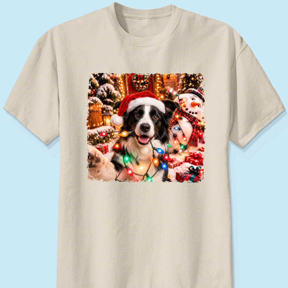 Dog Cat Ruin Christmas Things Upload Pet Photo - Personalized Shirt - Funny Gift For Dog Lovers, Cat Lovers