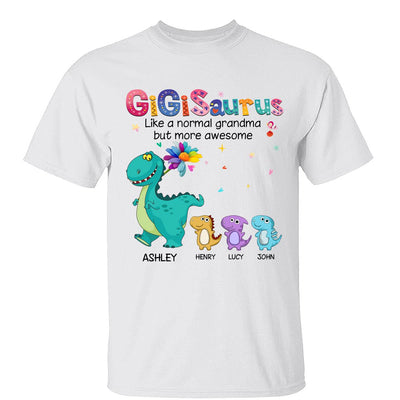 Grandmasaurus Colorful Pattern Personalized Shirt