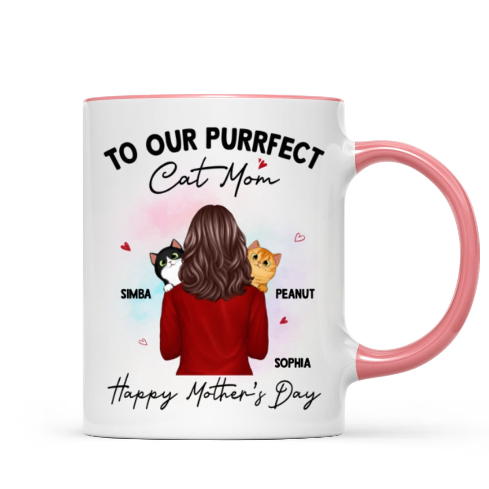 To My Purrfect Cat Mom Happy Mother‘s Day Personalized Mug