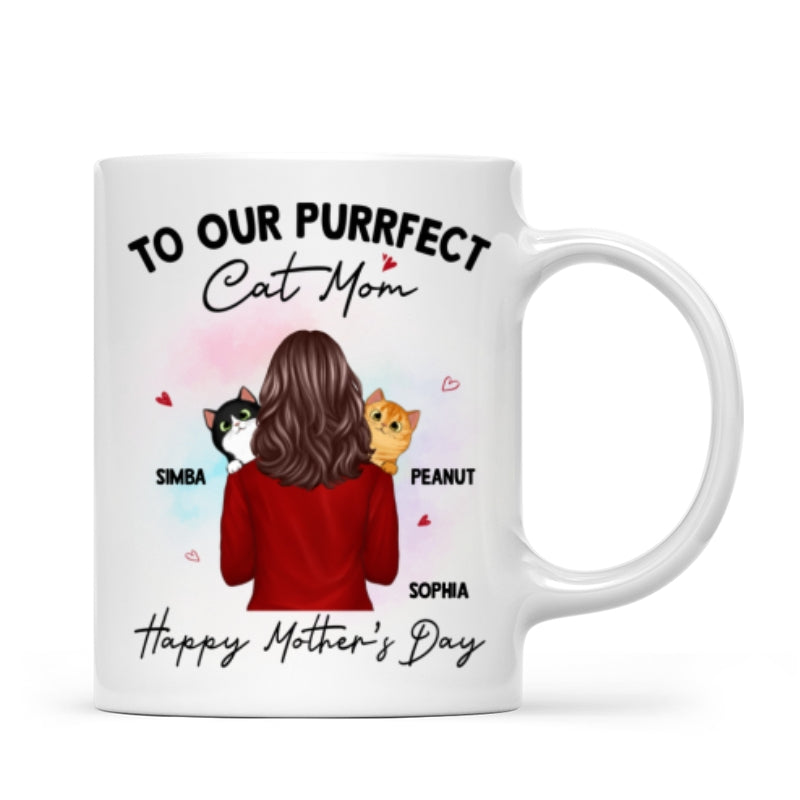 To My Purrfect Cat Mom Happy Mother‘s Day Personalized Mug
