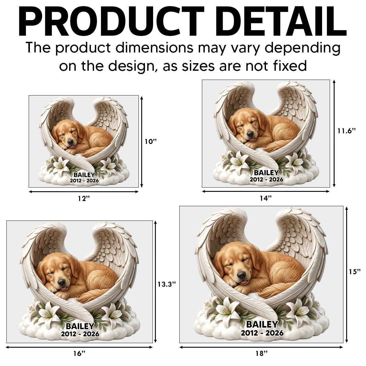 Pet Dog Cat Memorial Custom Photo - Personalized Yard Sign - Sympathy Gift, Remembrance Gift, Garden Sign