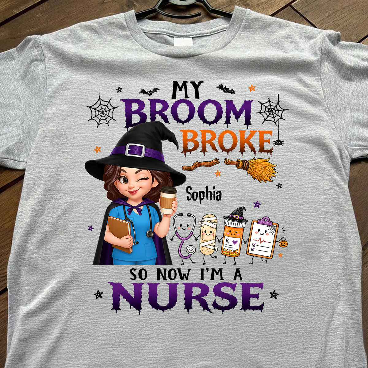 Trending Halloween Nurse - Personalized Shirt - Gift For Nurses, Besties