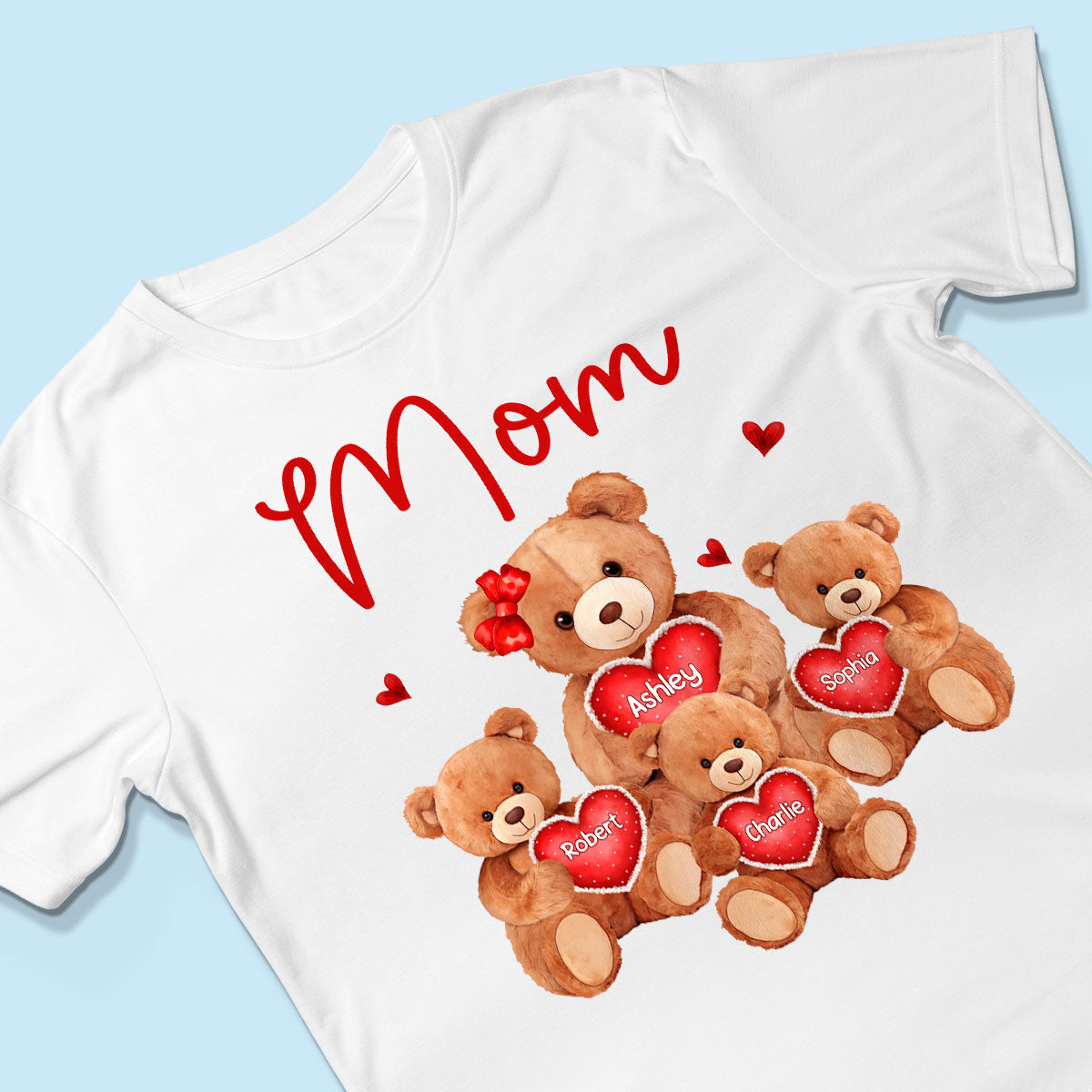 Grandma Mom Auntie Bear Personalized Shirt