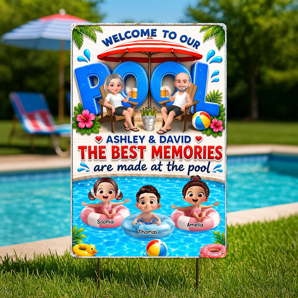 Summer Metal Sign