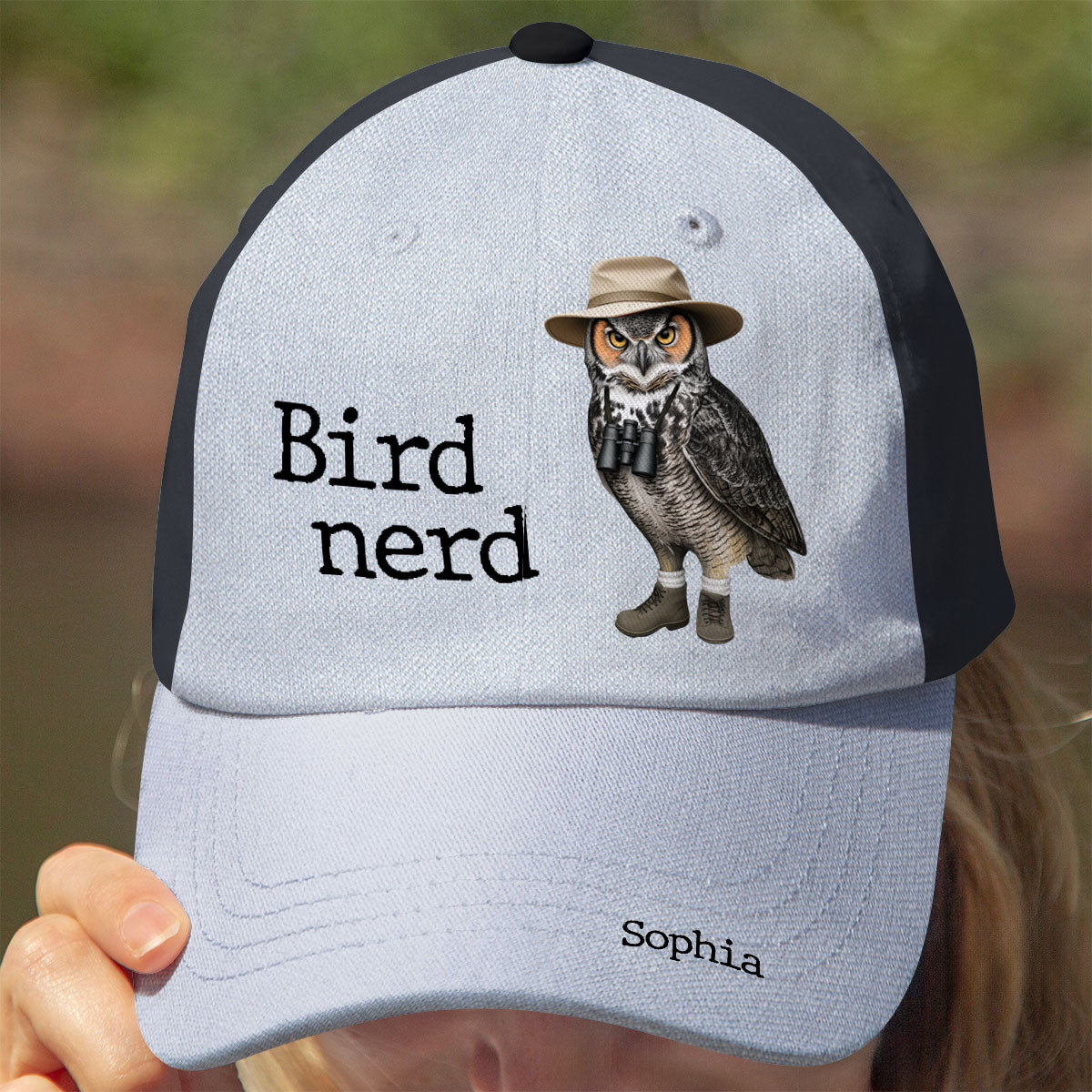Bird Nerd Funny Bird Watcher Twitcher Gift for Bird Lover Personalized Classic Cap