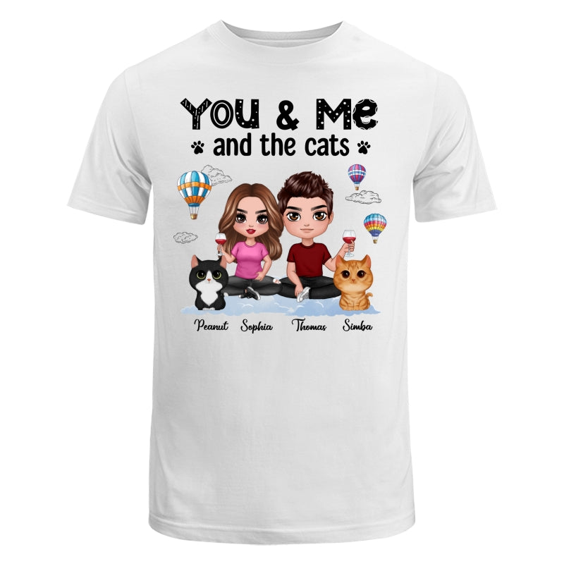 Couple And Cute Fluffy Cats Personalized Shirt