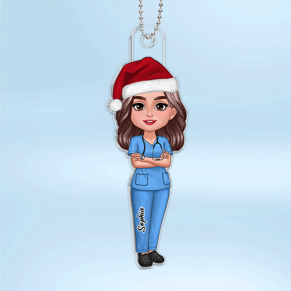 Nurse Doctor Christmas Personalized Acrylic Ornament