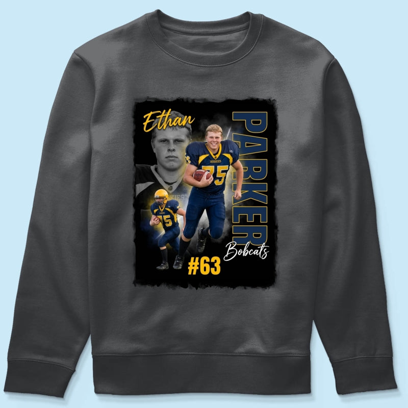 Custom Player Sport - Personalized Shirt - Trendy Bootleg Tee for Him, Gift for Her