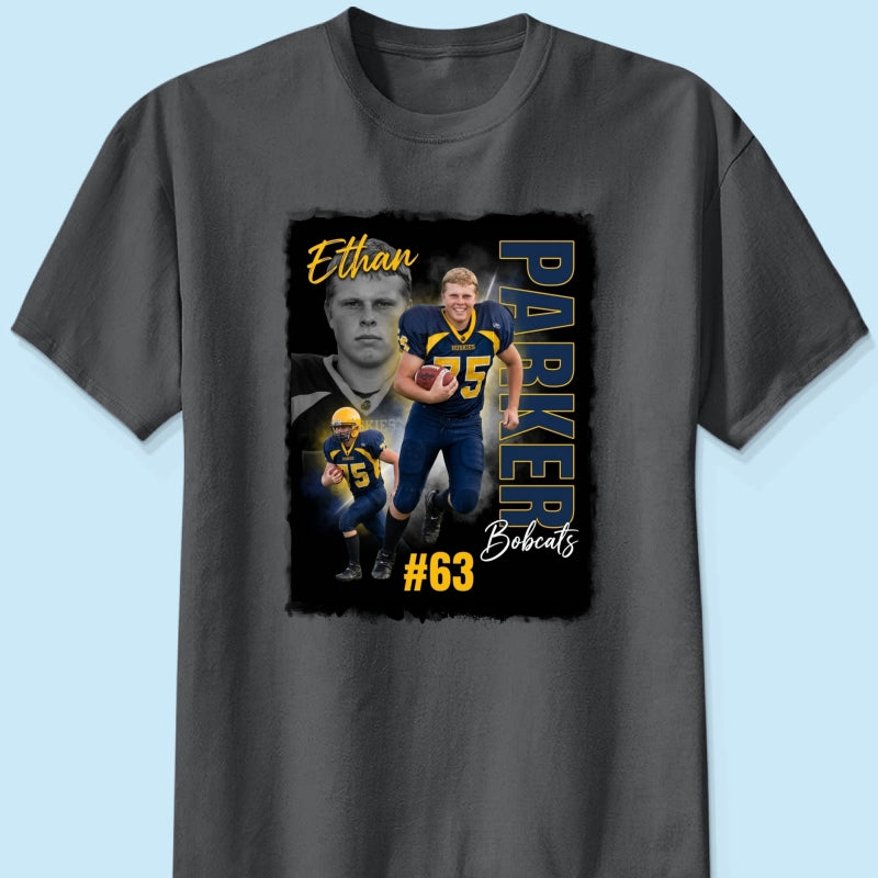 Custom Player Sport - Personalized Shirt - Trendy Bootleg Tee for Him, Gift for Her