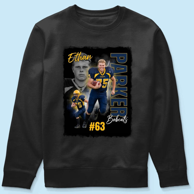 Custom Player Sport - Personalized Shirt - Trendy Bootleg Tee for Him, Gift for Her
