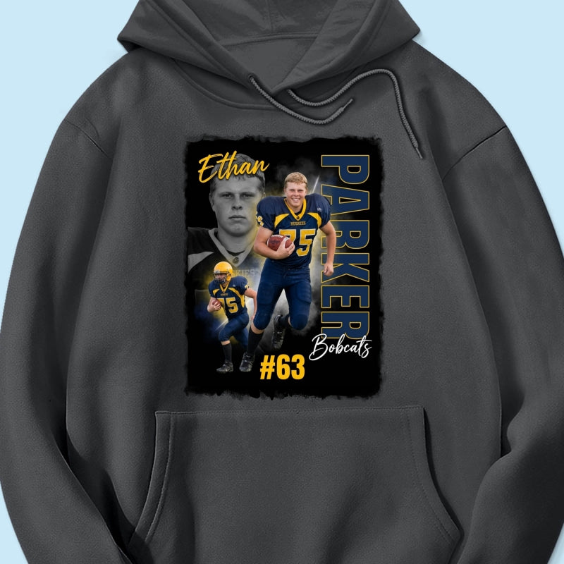 Custom Player Sport - Personalized Shirt - Trendy Bootleg Tee for Him, Gift for Her