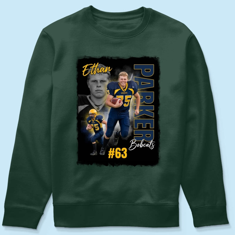 Custom Player Sport - Personalized Shirt - Trendy Bootleg Tee for Him, Gift for Her
