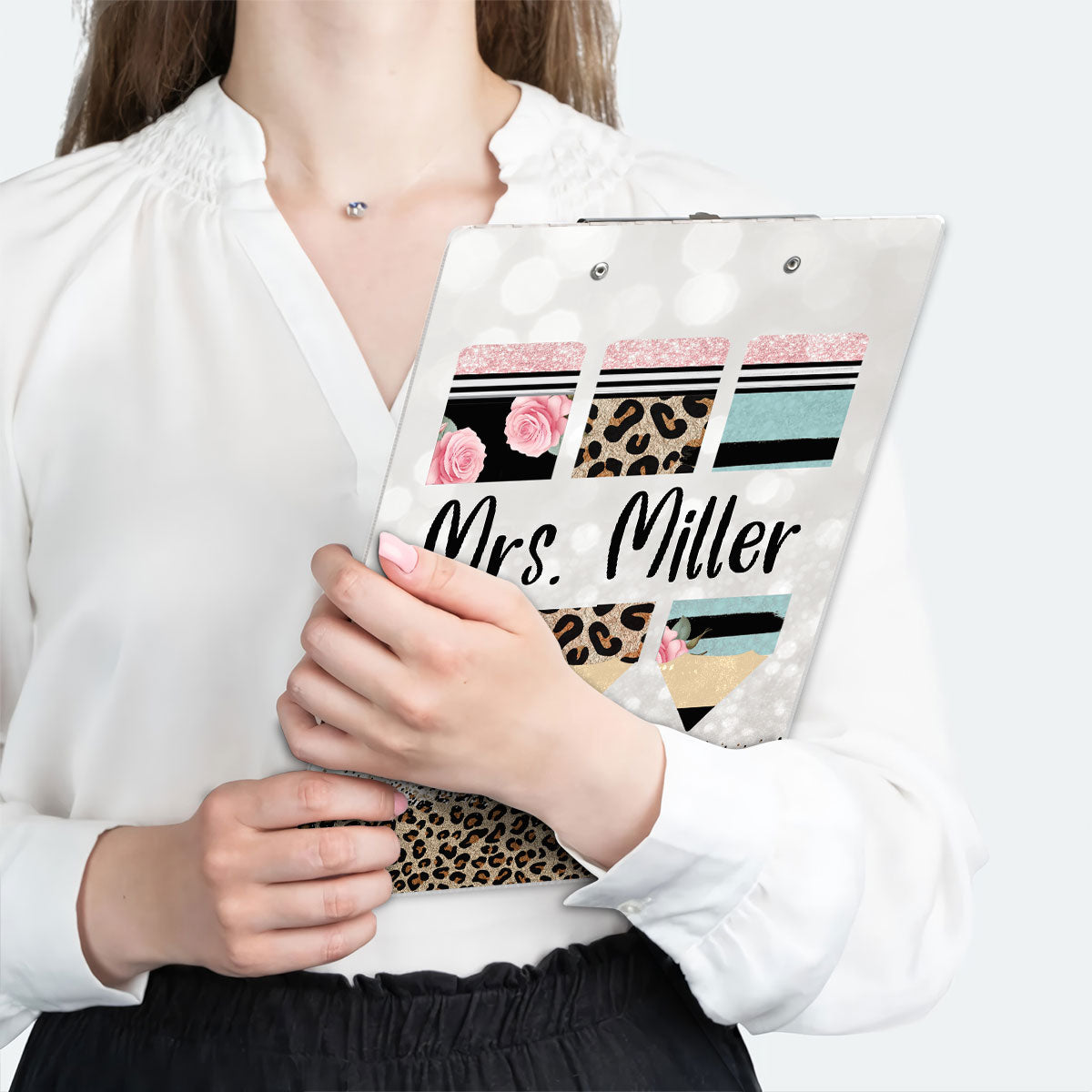 Teacher Leopard Personalized Clipboard, Gift For Teacher, Teacher Appreciation Gift, Back To School Gift