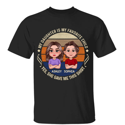 My Son Daughter Is My Favorite Child Funny Gift For Mom Personalized Shirt