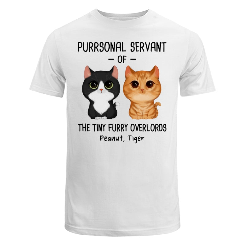 Purrsonal Servant Of Watercolor Cute Cats Personalized Shirt