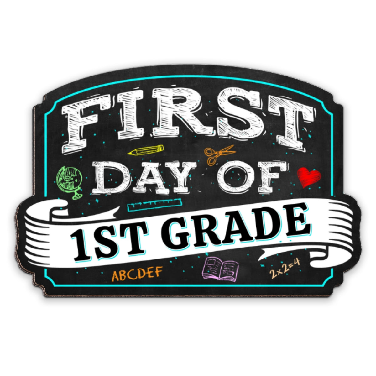 First Day of School Personalized Wood Sign, Back To School Gift