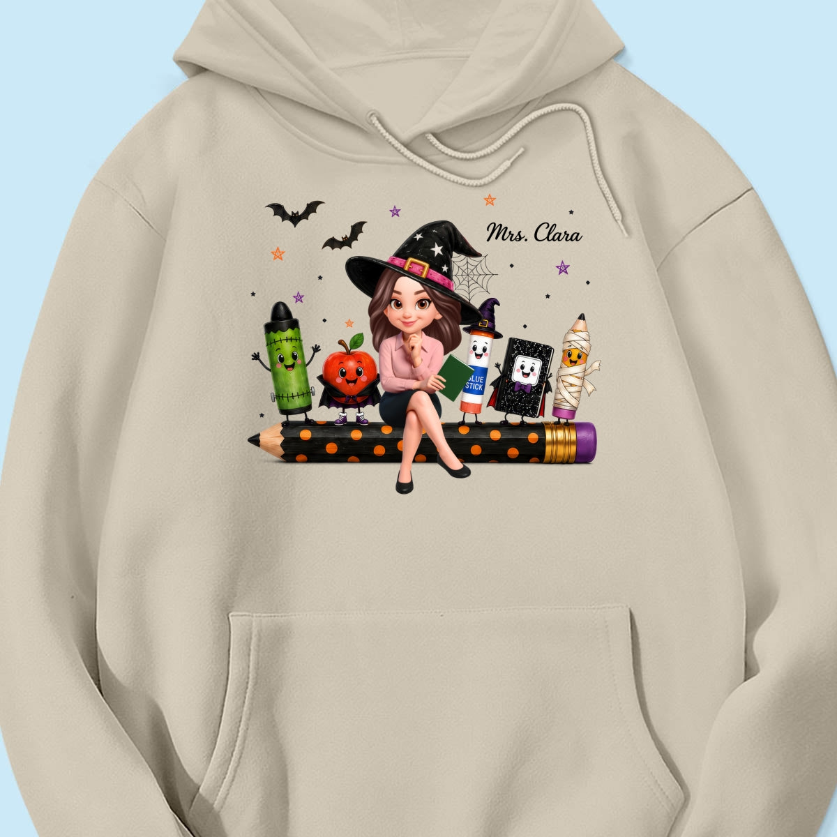 Teacher Life Halloween School Supplies - Personalized Shirt - Halloween Costume For Teachers