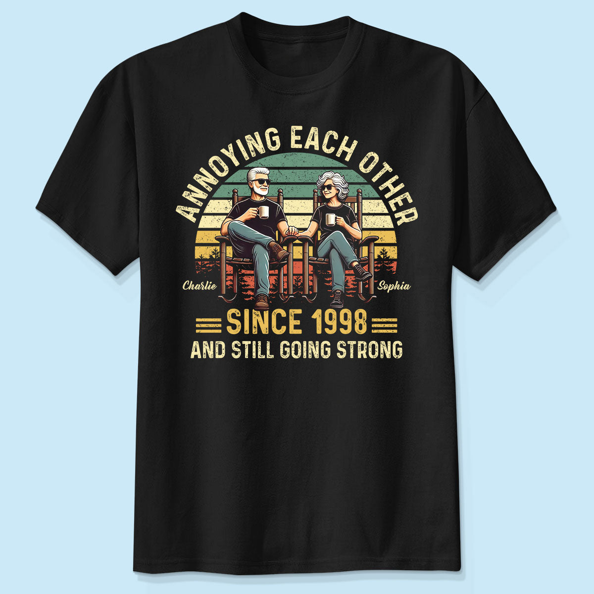 Old Couple Annoying Each Other And Still Going Strong, Funny Matching Tee Shirts for Couple,  Gift for him, Gift for her