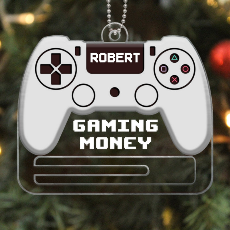 Gaming Money Funny Gift For Boyfriend Husband Son Cousin Personalized Money Holder Ornament