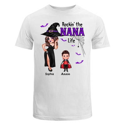 Pretty Woman Halloween Rockin‘ The Grandma Mom Auntie Life Personalized Shirt