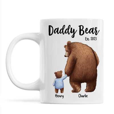 Daddy Bear Papa Bear Father‘s Day Gift For Husband Dad Grandpa Personalized Mug