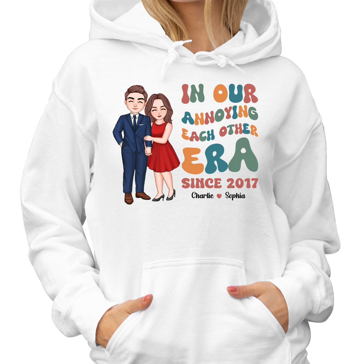 In Our Annoying Each Other Era Funny Couple Personalized Shirt