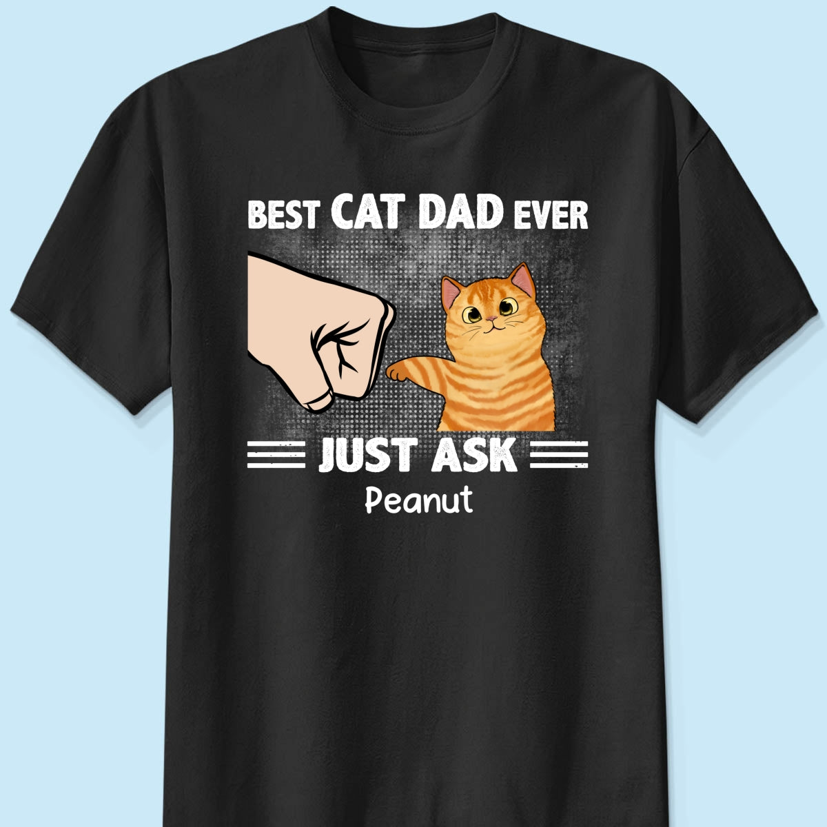 Best Cat Dad Ever Cool Gift For Cat Dad Personalized Shirt