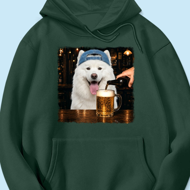 Vintage Custom Pet Drinking Beer - Personalized Shirt - Beer Lover Shirt